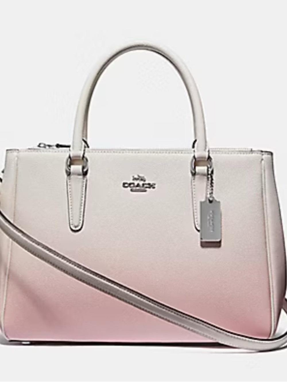 Limited edition Coach Surrey Carryall in pink ombre